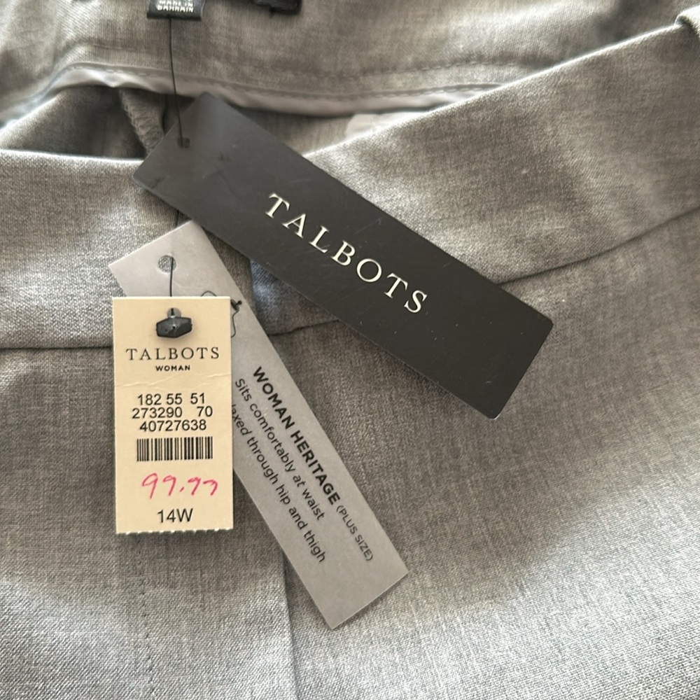 Talbots Gray Slacks - Picture 4 of 5